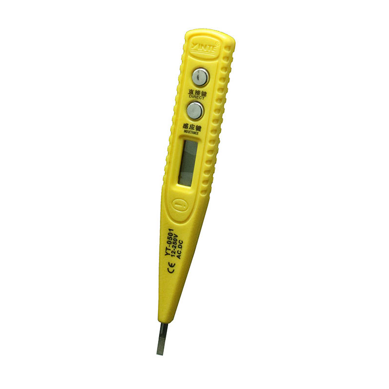 High Quality Test Pen 12v-250v Alternating/direct Voltage Display Tester