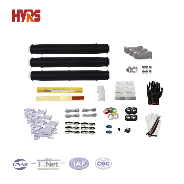 hot sale 11kV Cold Shrinkable Three Cores Straight Through Joint Kits