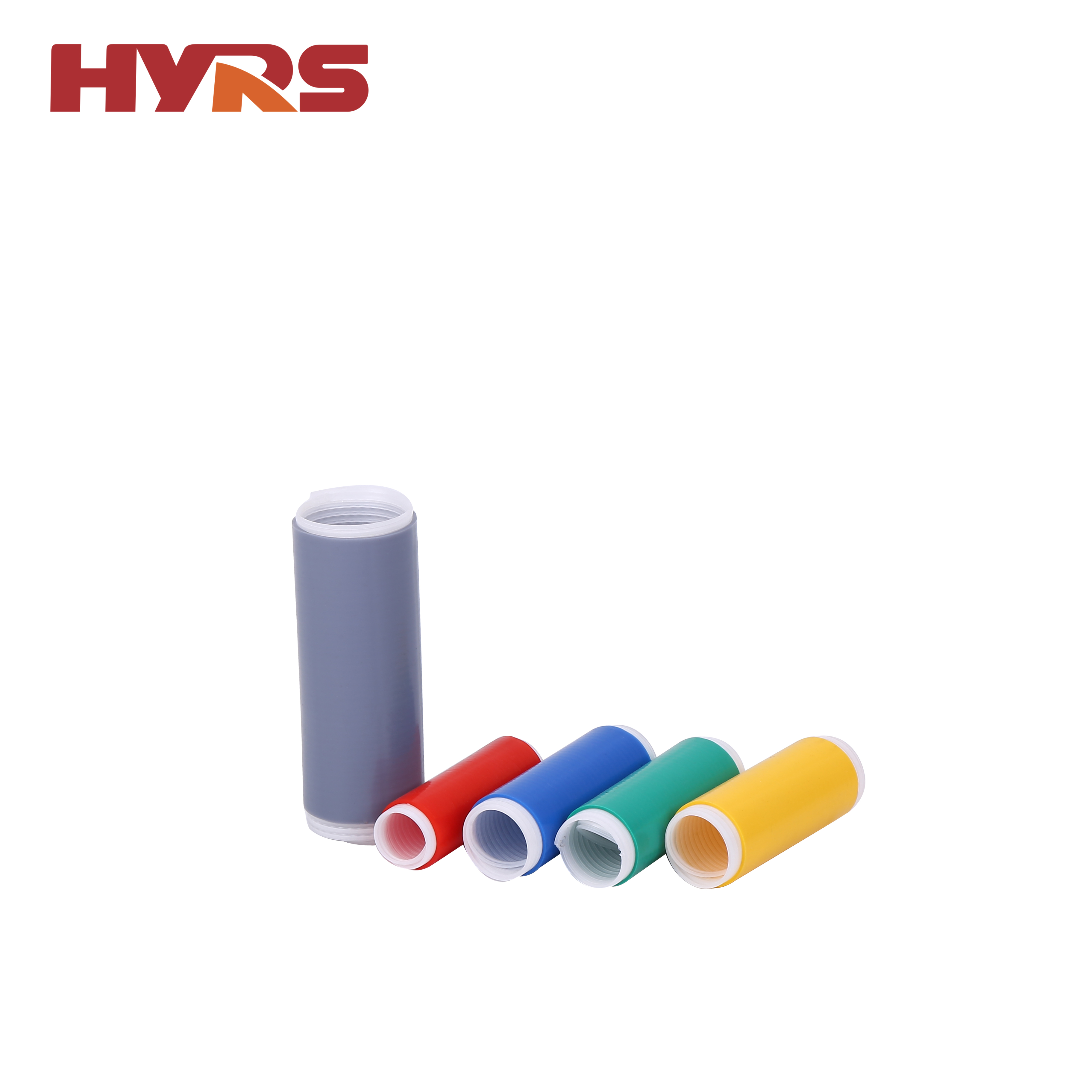 Ruban PVC coloré au lieu d'un tube de marquage rétractable à froid