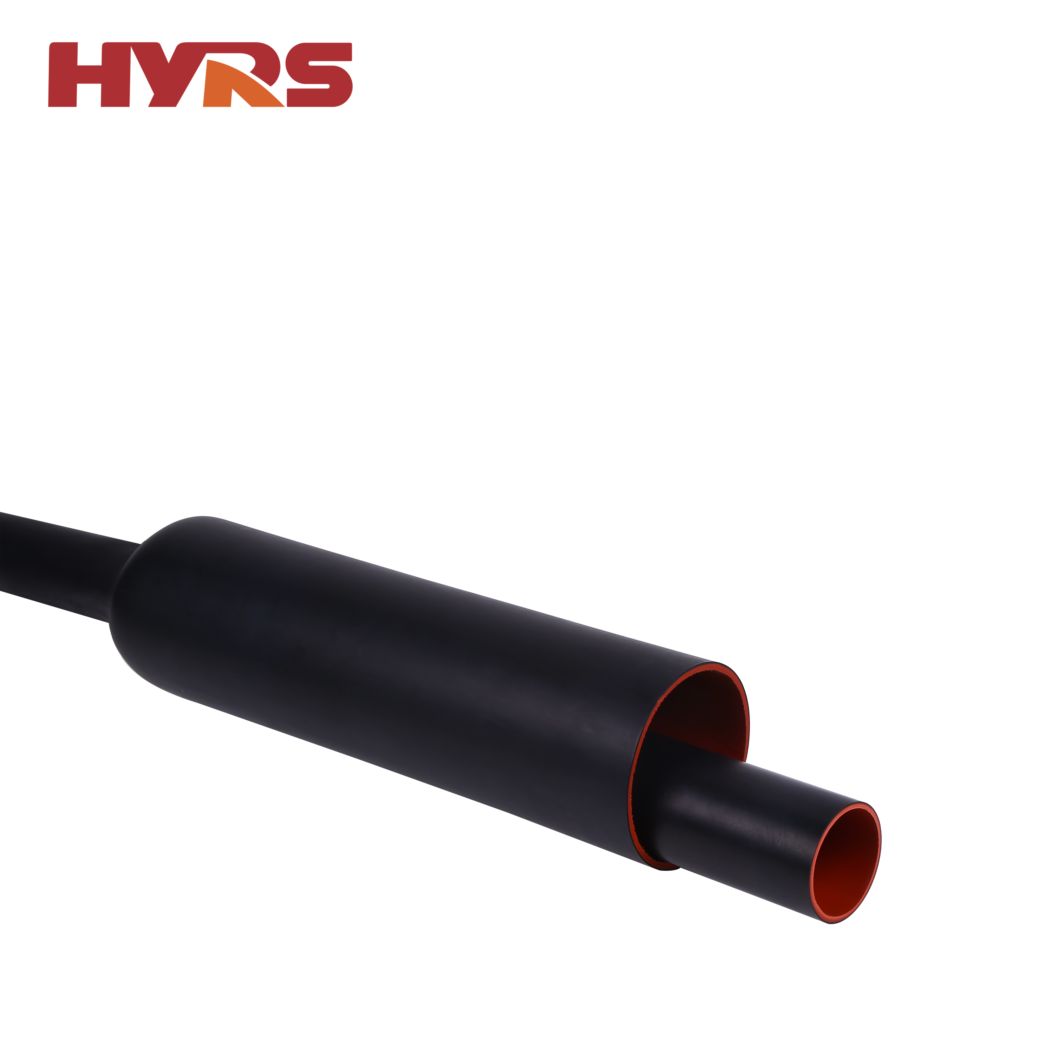 Semi-conductive layer and insulation layer of heat shrinkable compound tube
