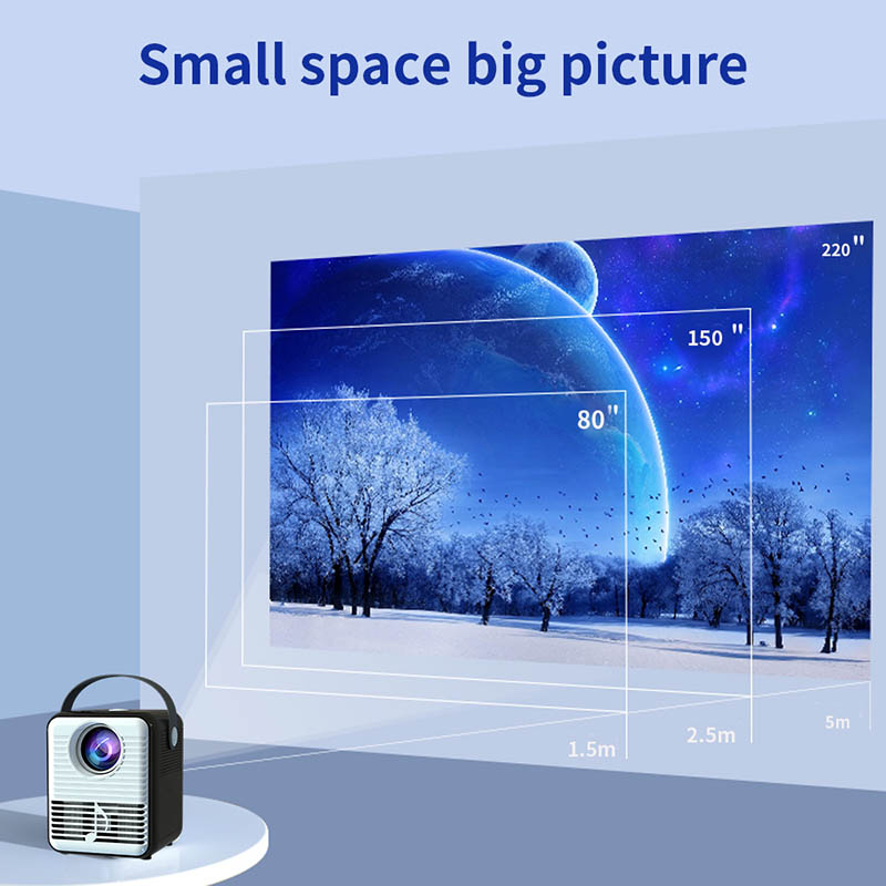 HD WiFi Android 1080p Projector - 17