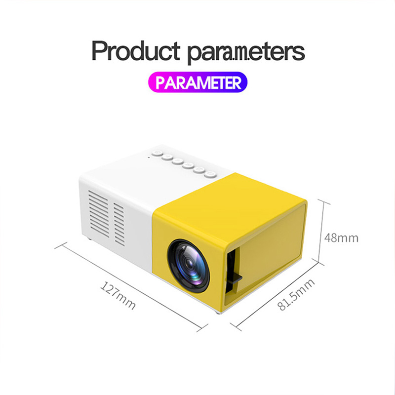 Mini Portable LCD Projector - 8