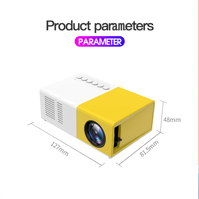 Mini Portable LCD Projector - 9 