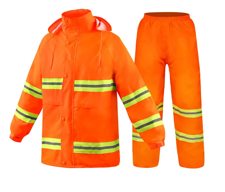 Lightweight Rain Jacket Hi Vis