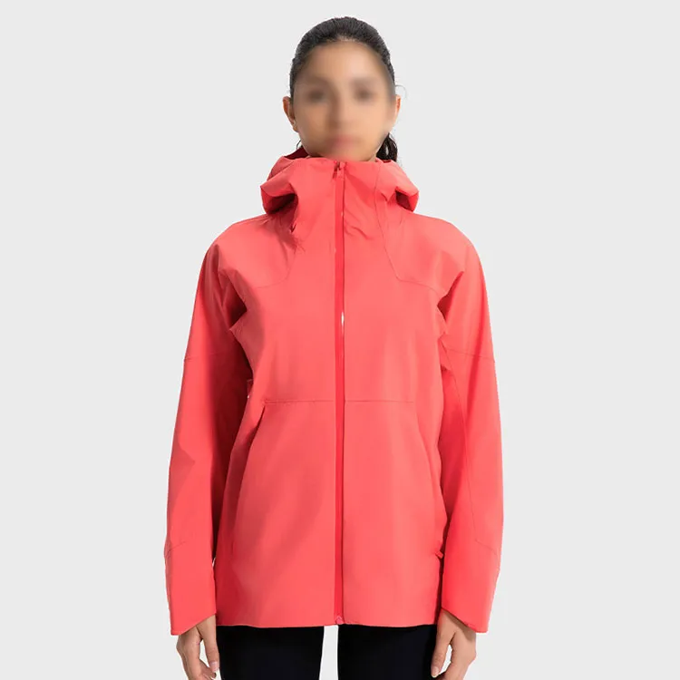 Lightweight Rain Jacket with Hood Womens