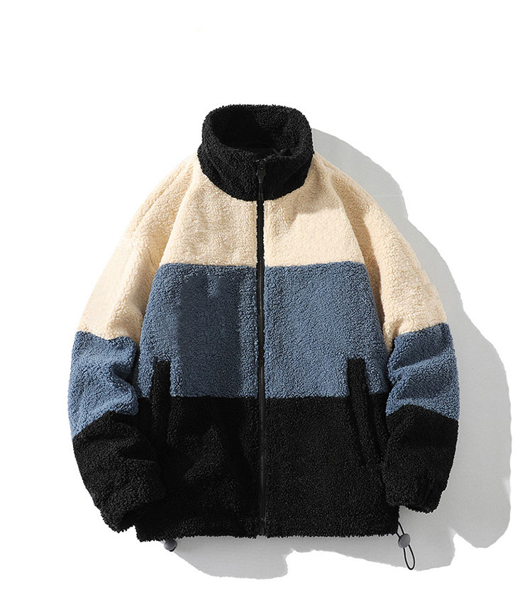 Polárny fleecový kabát so šerpou
