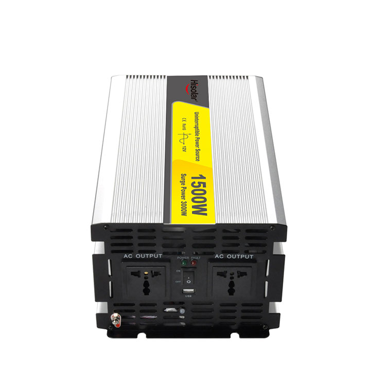 Inverter di potenza 1500W UPS 12v 24v 220v con caricatore - 5