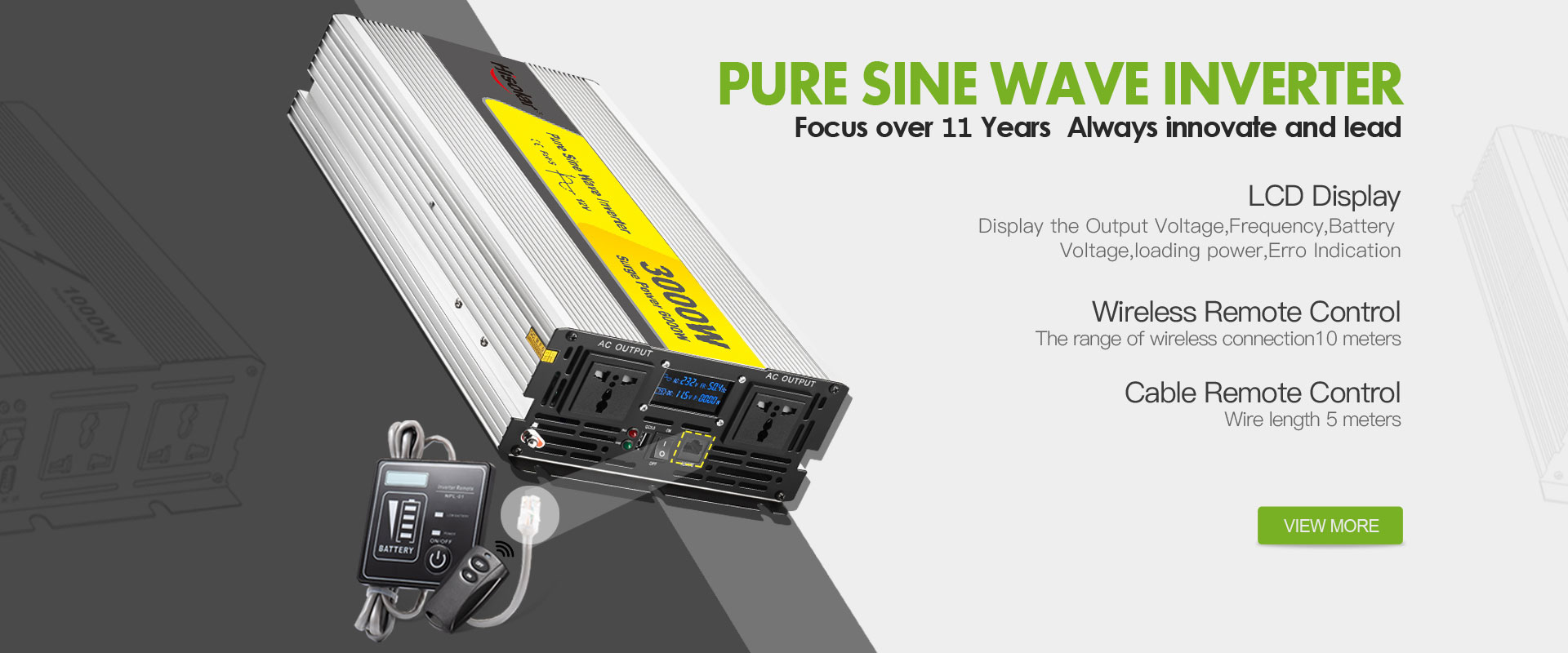 Sina Modified Sine Wave Inverter Factory