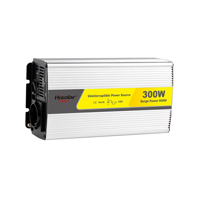 300W 12v 24v DC To AC 110v 230v Pure Sine Wave Inverter με φορτιστή