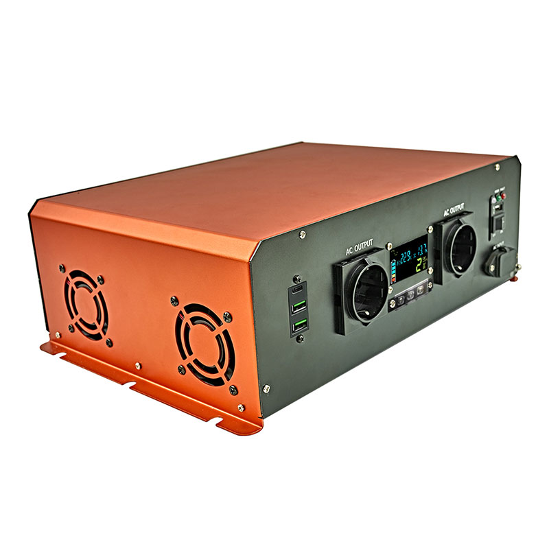 3000w Pure Sine Wave Inverter with Charger Dc to Ac - 4 