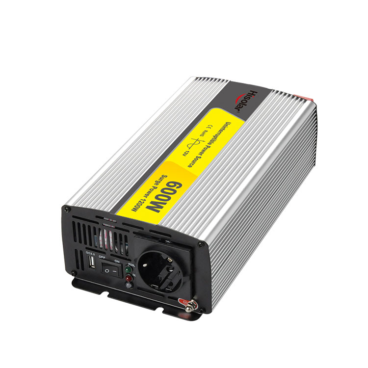 600W 12v To 220v Pure Sine Wave Power Inverter With Charger - 2 