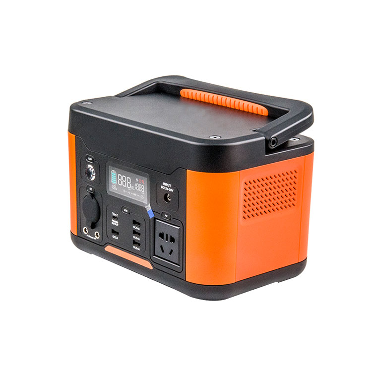 Movable Handle 500w Portable High Capacity Power Station For Camping