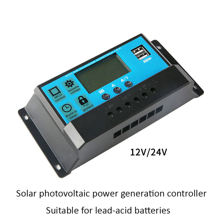 Соларен регулатор LCD PWM 12V 40A - 2 