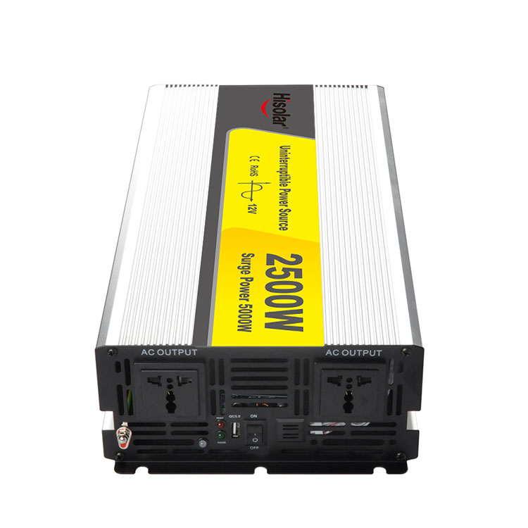 Invertor UPS Pure Sine Wave 2500W cu încărcător de baterii - 5