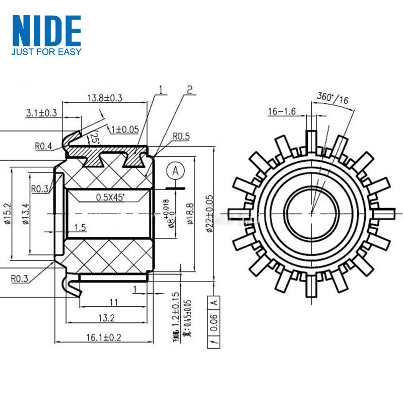 Conmutador de motor de espremedor para electrodomésticos - 1