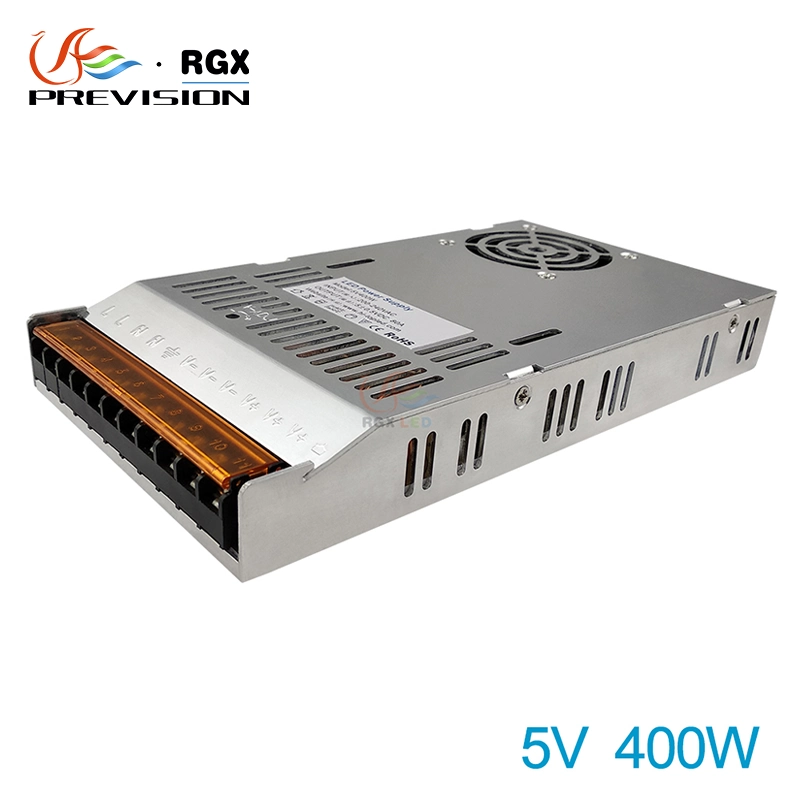 RGX LED डिस्प्ले 5V400W LED पावर सप्लाई G-Energy Meanwell सँग