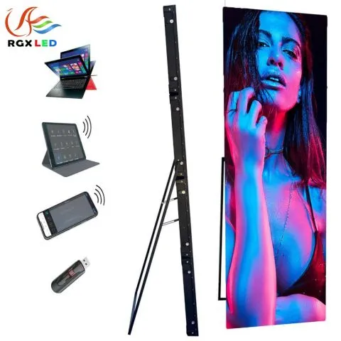 Smart Kiosk Vertical LED Advertising Display Floor standing