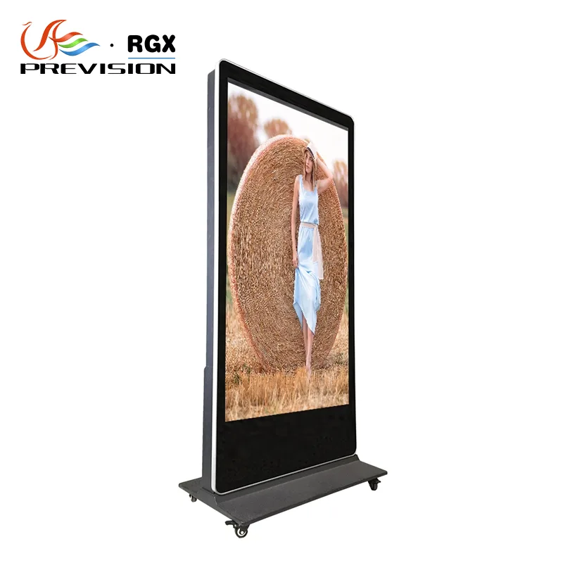 Smart Kiosk Vertical LED Advertising Display Floor standing