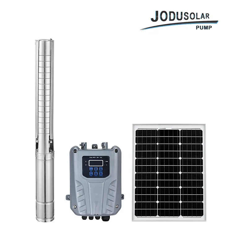 4inch AC/DC 750W-2200W BRUSHLESS SOLAR PUMP WITH STAINLESS STEEL IMPELLER