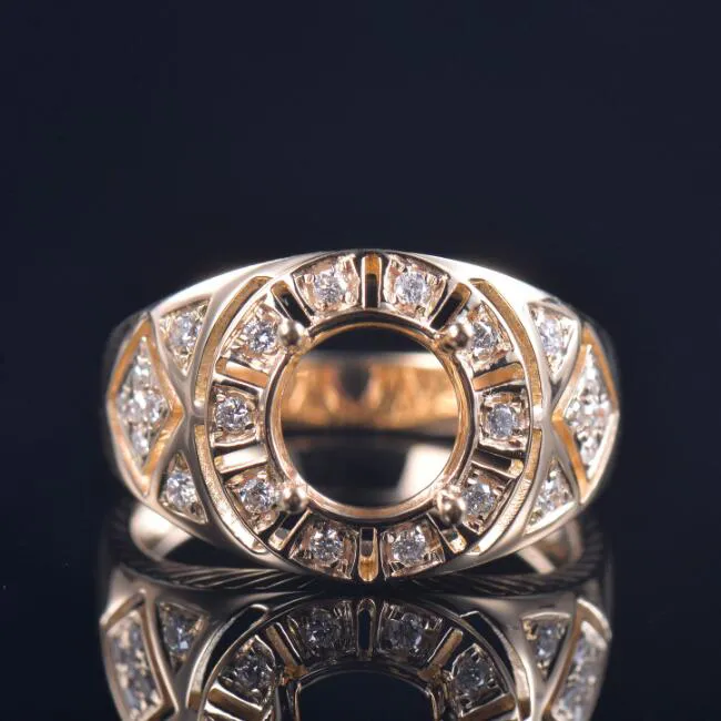 Antique Anniversary Diamond Ring Semi-Set
