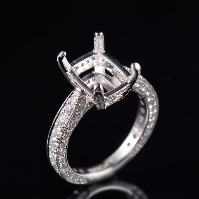 Antique Deco Engagement Ring Semi-Set