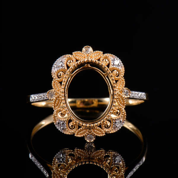 Antique Vintage Promise Ring Mounting