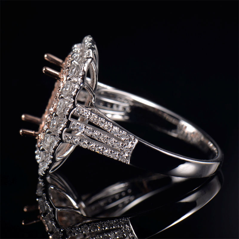 Art Deco Custom Women Ring Semi Mount - 1 