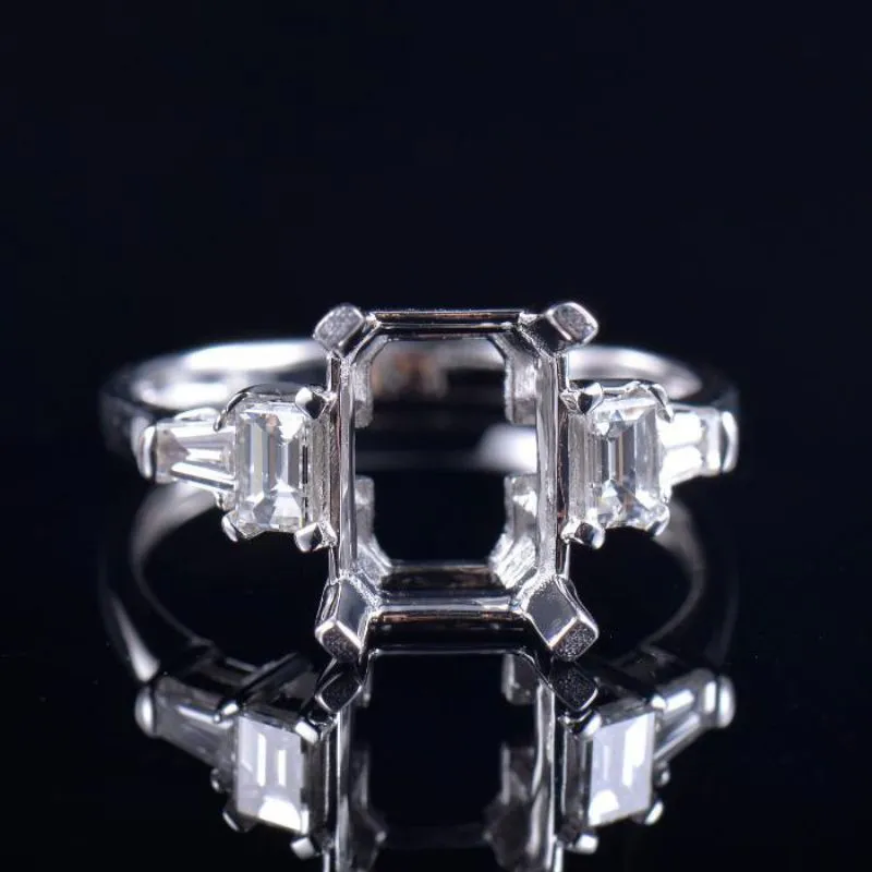 Baguette Diamond Lady Ring Mounting