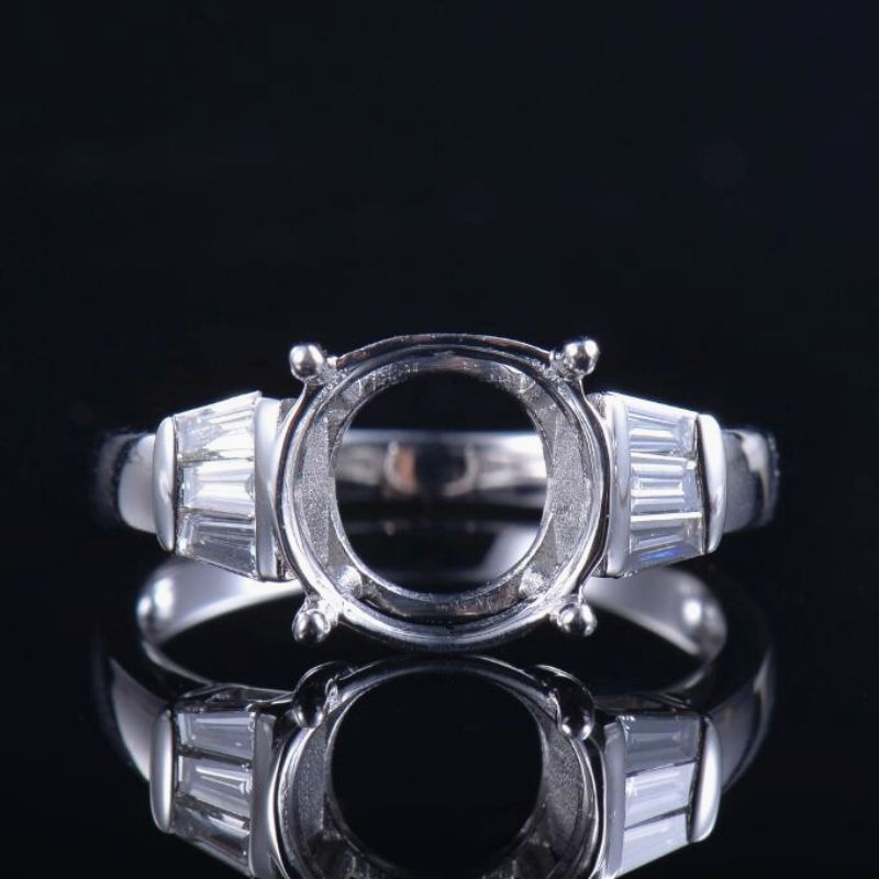 Baguette Diamond Lady Ring Semi-Set