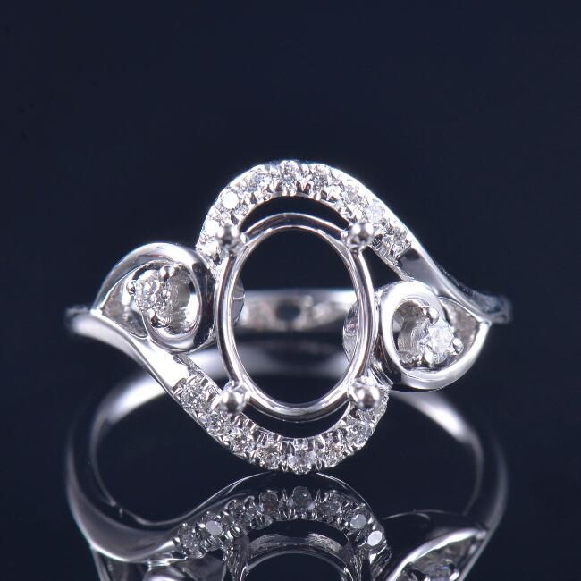 Beautiful Promise Gold Ring Setting - 0 
