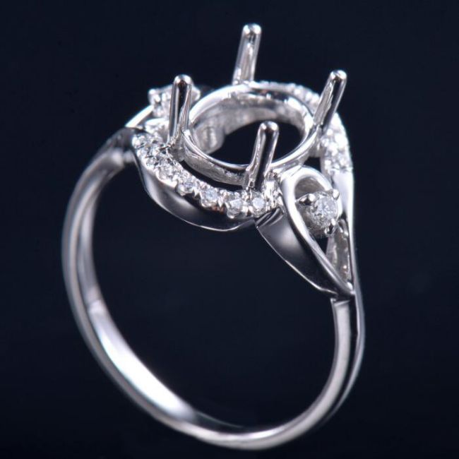 Beautiful Promise Gold Ring Setting - 3