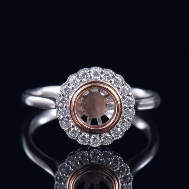 Bezel Dress Diamond Ring Semi-Set - 0 