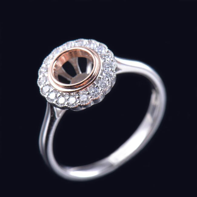Bezel Dress Diamond Ring Semi-Set - 3 