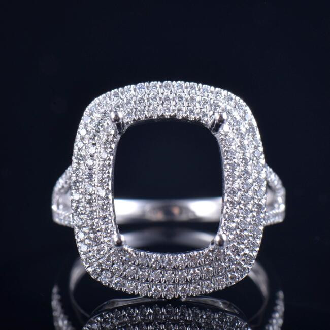 Cluster Sparkling Ring Mounting