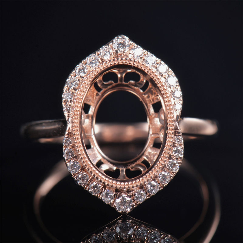 Custom Vintage Women Ring Semi Mount - 0