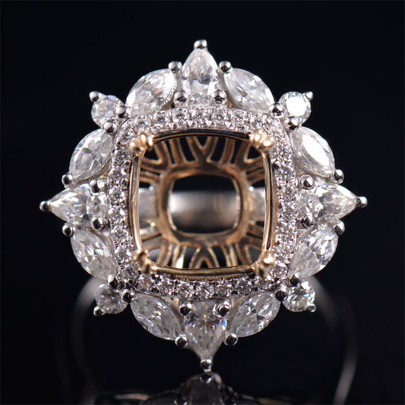 Fancy Luxury Rare Lady Ring Mounting
