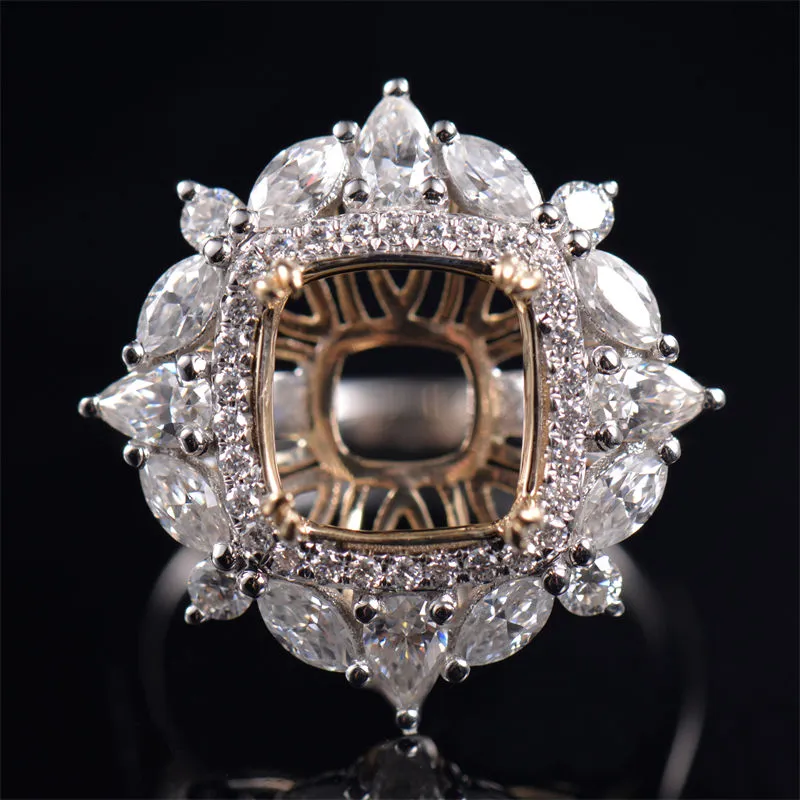 Fancy Luxury Rare Lady Ring Mounting