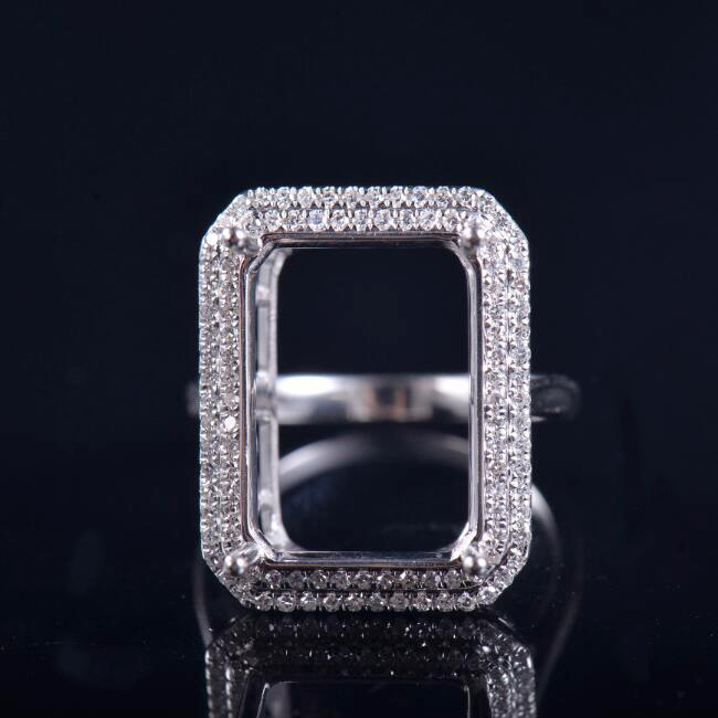 Genuine Diamond Ring Semi Mount