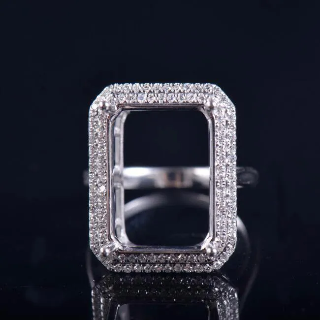 Genuine Diamond Ring Semi Mount