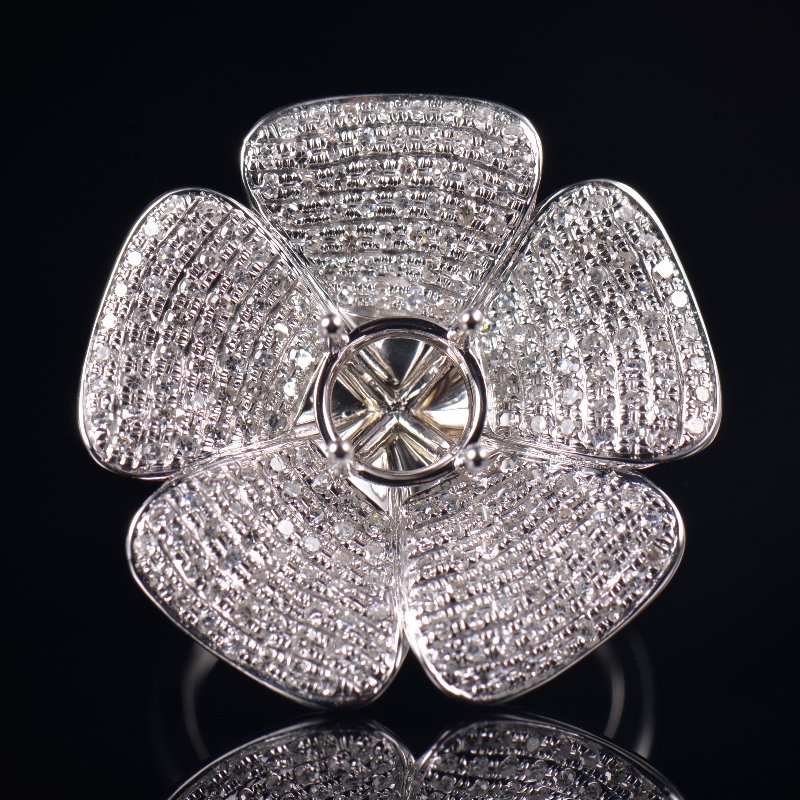Glamorous Lab-Grown Diamonds Ring Semi Mount