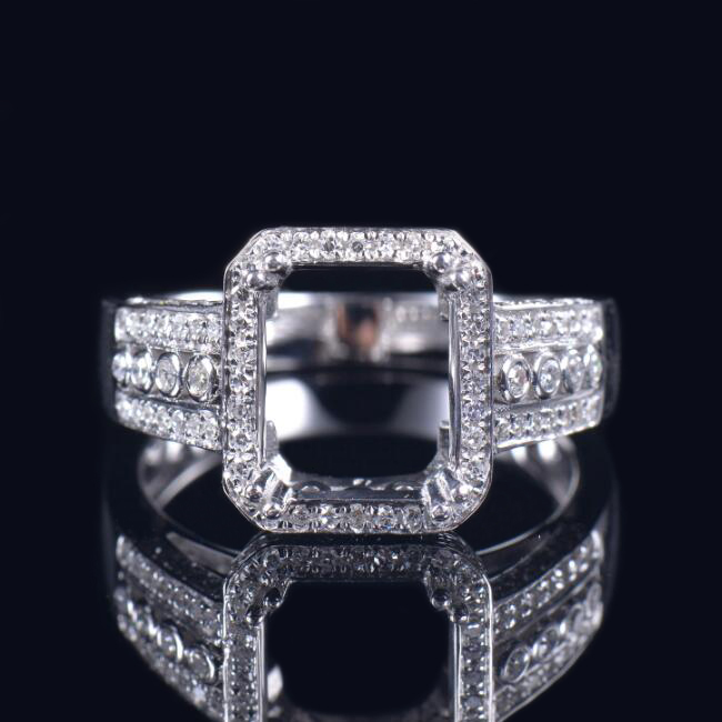 Glamorous Luxury Ring Semi Mount