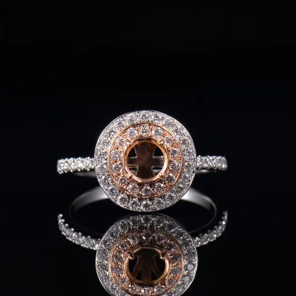 Glamorous Stunning Ring Semi-Set