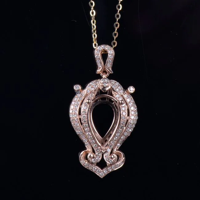 Gorgeous Classical Pendant Semi-Set