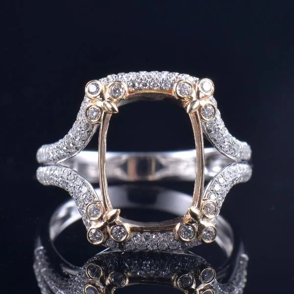 Gorgeous Split Shank Ring Semi Mount