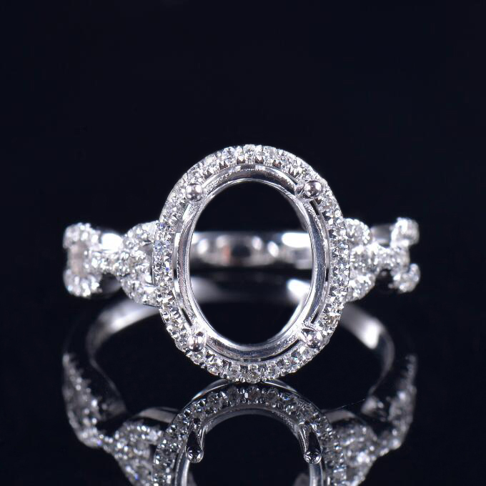 Halo Diamond Custom Ring Setting
