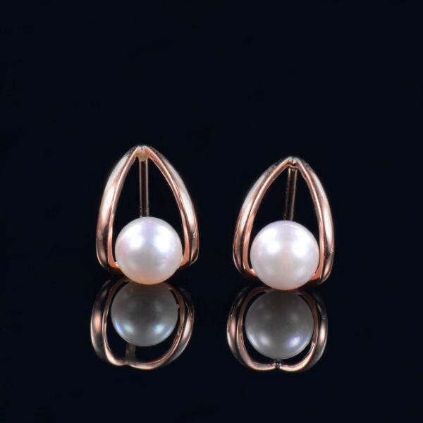 Natural Akoya Pearl Women Earrings Stud - 0 
