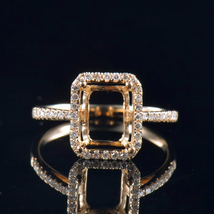 Quality Mined Diamond Ring Semi-Set