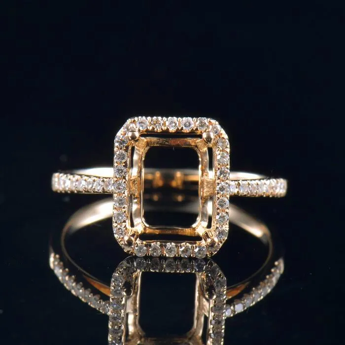 Quality Mined Diamond Ring Semi-Set