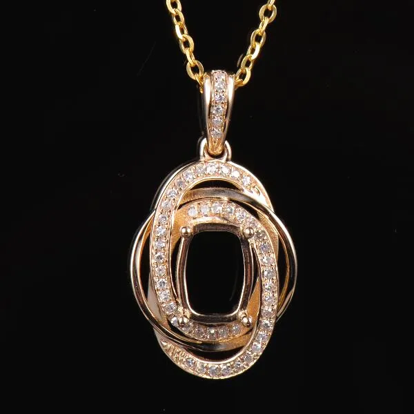 Rare Stunning Lady Pendant Semi-Set