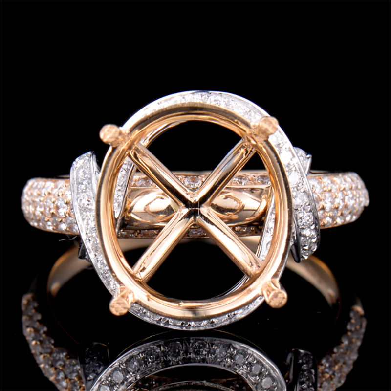 Rare Unique Glamorous Ring Semi Mount